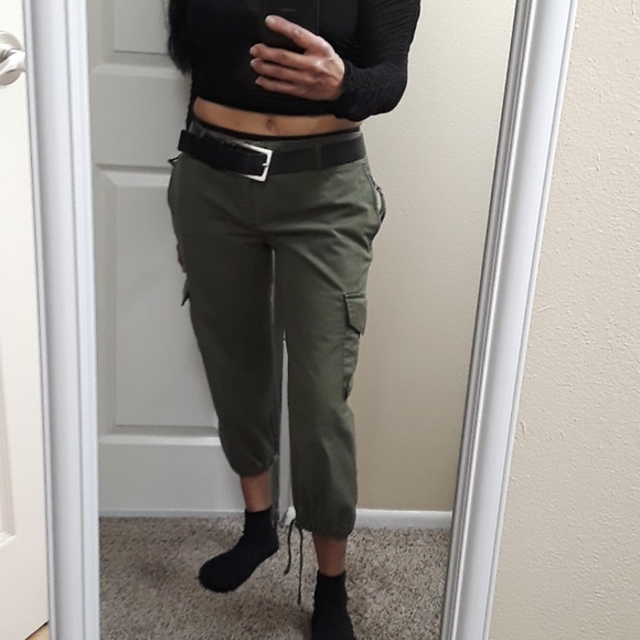 Comptoir Des Cotonniers Army Cargo Crop Pants - Picture 8 of 8